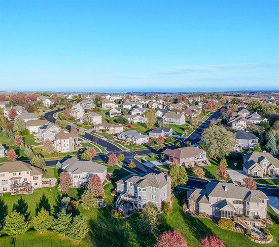 Interior shot of a family playing in a living room